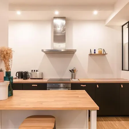 Apartamento Design Architect Loft For 10 Guests Near Metro París