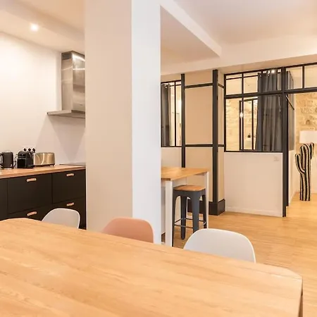 Apartamento Design Architect Loft For 10 Guests Near Metro París