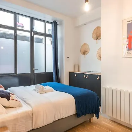 Design Architect Loft For 10 Guests Near Metro * Paris